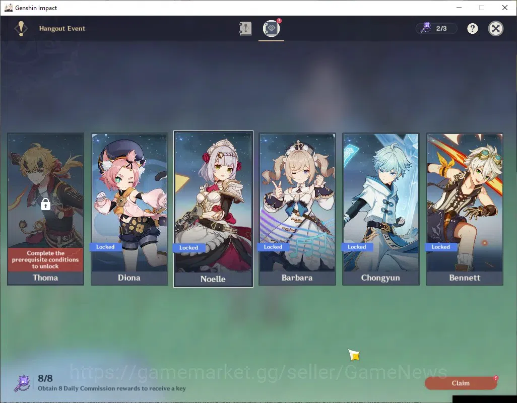 Genshin Impact Accounts ASIA|AR 29|2 Limited+ 1(*5Weap)|Nefer,Wanderer|Los image 11