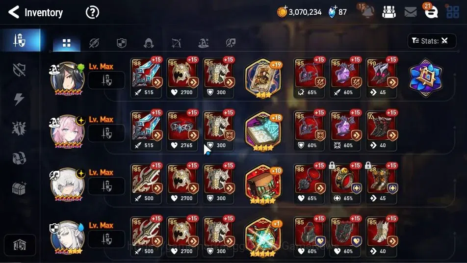 Epic Seven Accounts GLOBAL Unverif|9 ML (Salome,LOT Scales,WOTM Tnebri image 14
