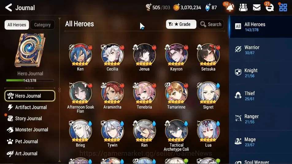 Epic Seven Accounts GLOBAL Unverif|9 ML (Salome,LOT Scales,WOTM Tnebri image 4