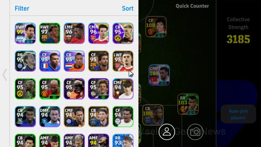 eFootball Accounts Android|Epic George Best, Legend Ricardo Ferri,Pau image 2