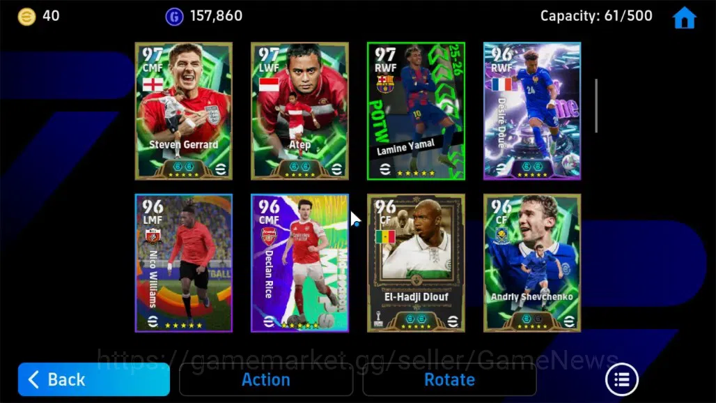 eFootball Accounts Android|Epic George Best, Legend Ricardo Ferri,Pau image 6