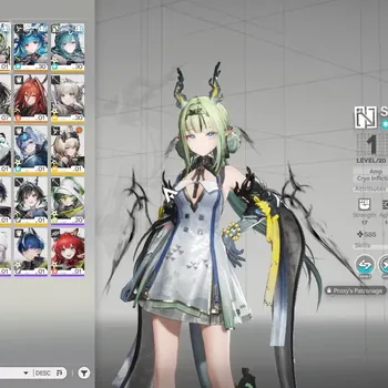 Arknights: Endfield Accounts ASIA|Lv 28|5 SSR 2 Limited + 9(*6 Weapon)|Si+Signature,Tangtang|1 SSR Selector On|Male