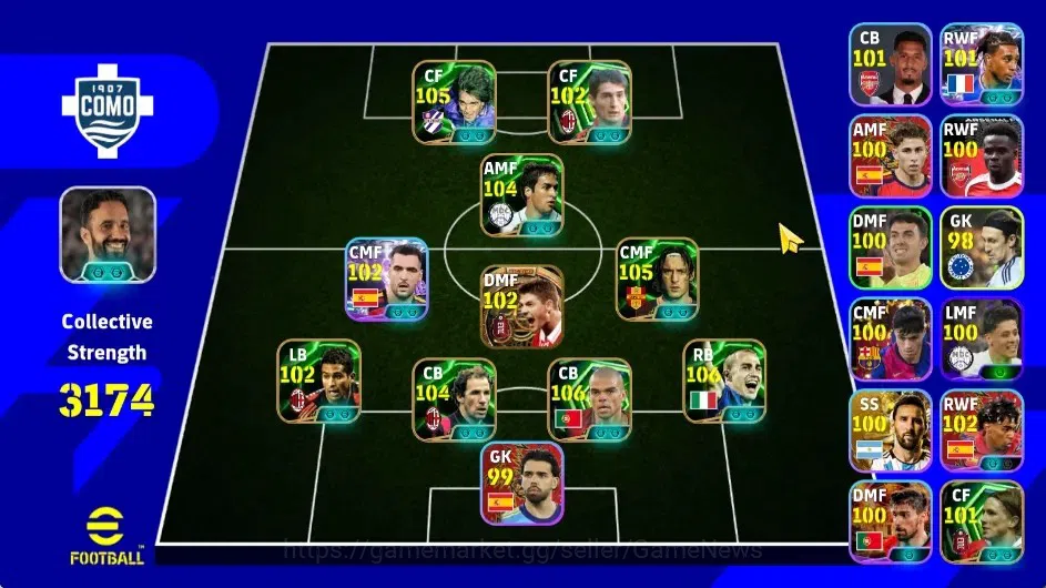 eFootball Accounts Legends & Iconic Players Android|Big Time Steven Gerrard 26 May'05|Epic Gabriel Bautista,Raul,Daniel 1