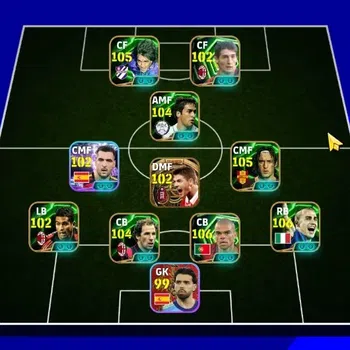 eFootball Accounts Legends & Iconic Players Android|Big Time Steven Gerrard 26 May'05|Epic Gabriel Bautista,Raul,Daniel
