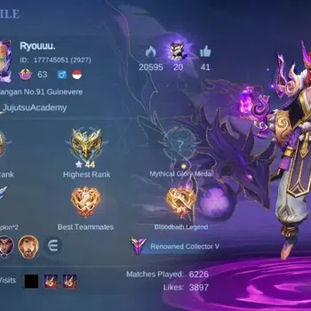 Mobile Legends: Bang Bang Accounts Collector Global|Skin 230|Renowned|Sanrio Floryn,Collector Valir,PACE Fanny,Blazing