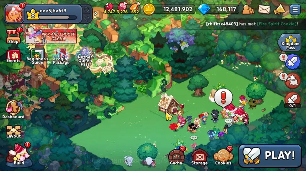 CookieRun: Kingdom Accounts Dark Cacao|Lv 8|168k Crystal|33 Total Cookies|1 Ancient & 1 Legend (Hollyberry,Moonlight)20 1