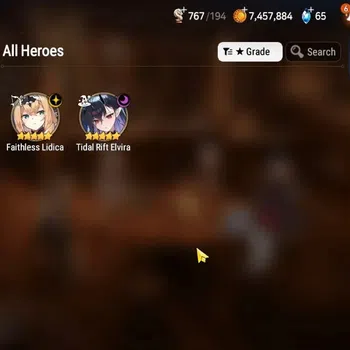 Epic Seven Accounts Mid-Tier GLOBAL UnVerif|New Era|2 ML(Tidal Rift Elvira,F Lidica,Etc)+Iseria,Landy,Etc|Poh ON|Abys F