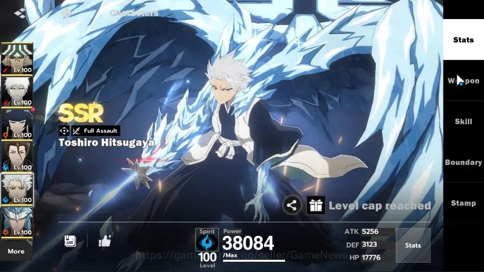 BLEACH: Soul Resonance Accounts NUVERSE SEA|Lv75|12 SSR|8 20