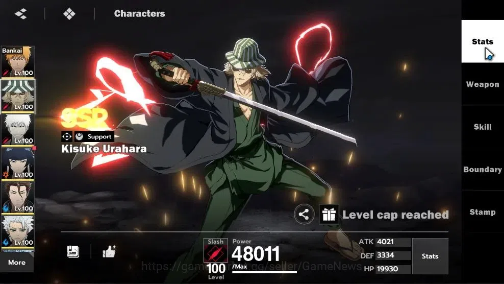 BLEACH: Soul Resonance Accounts NUVERSE SEA|Lv75|12 SSR|8 7