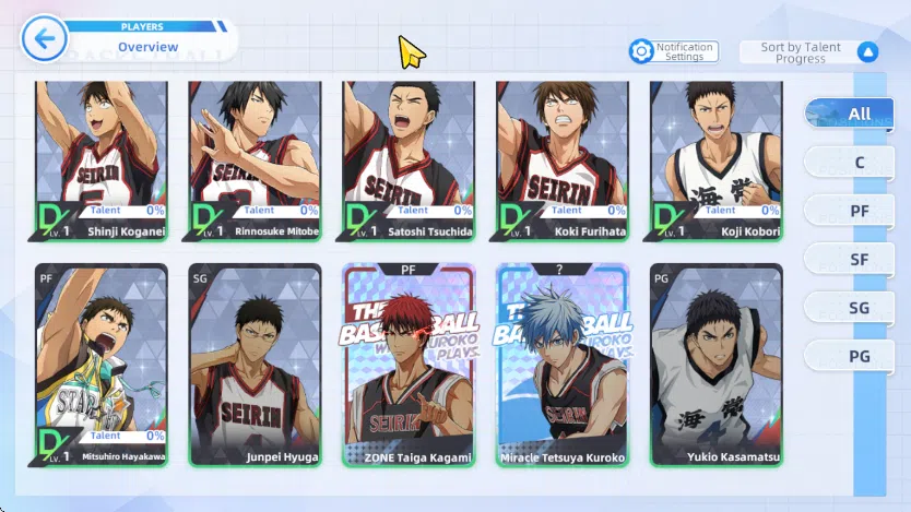 Kuroko's Basketball Street Rivals Accounts SEA | SV14 | LVL 28 | Murasakibara A6 RA071B image 2