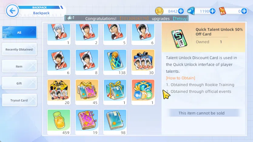 Kuroko's Basketball Street Rivals Accounts SEA | SV14 | LVL 28 | Murasakibara A6 RA071B image 8