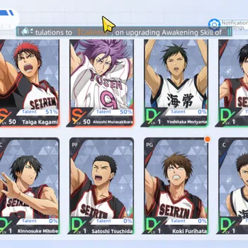 Kuroko's Basketball Street Rivals Accounts SEA | SV14 | LVL 28 | Murasakibara A6 RA071B