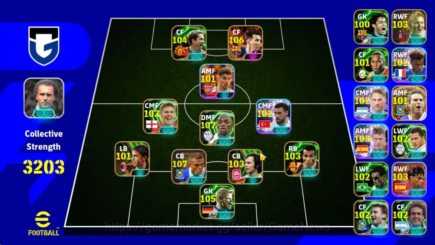 eFootball Accounts Android|BigTime Lionel Messi,Frank Lampard,Diego F image 1
