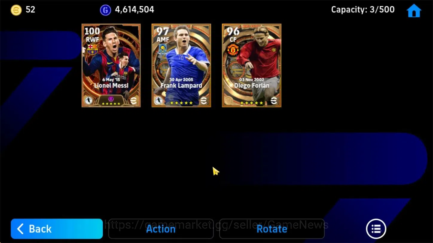 eFootball Accounts Android|BigTime Lionel Messi,Frank Lampard,Diego F image 9