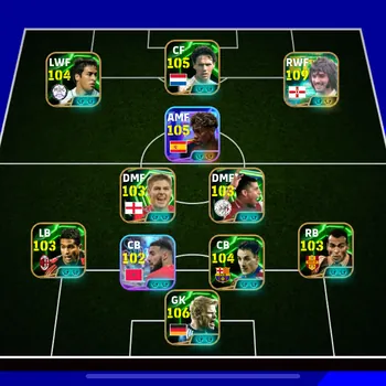 eFootball Accounts Legends & Iconic Players OVR 3216 • PACK BARCA ON