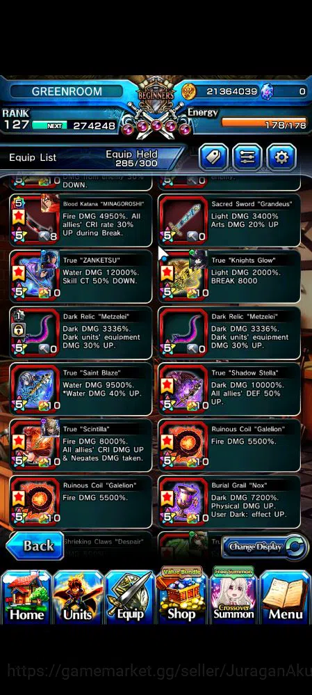 Grand Summoners Accounts Mid-Game Global|Rank 127|33 Ascend|Summer(MiyuTW,Luvia&RinTW,ChloeTW),BetaTW,EmiyaTW,Hazuki,WH 16
