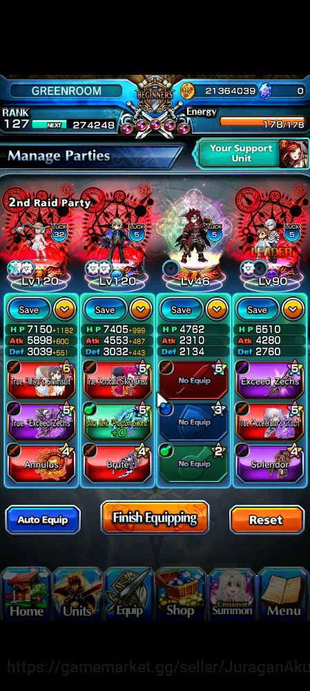 Grand Summoners Accounts Mid-Game Global|Rank 127|33 Ascend|Summer(MiyuTW,Luvia&RinTW,ChloeTW),BetaTW,EmiyaTW,Hazuki,WH 7