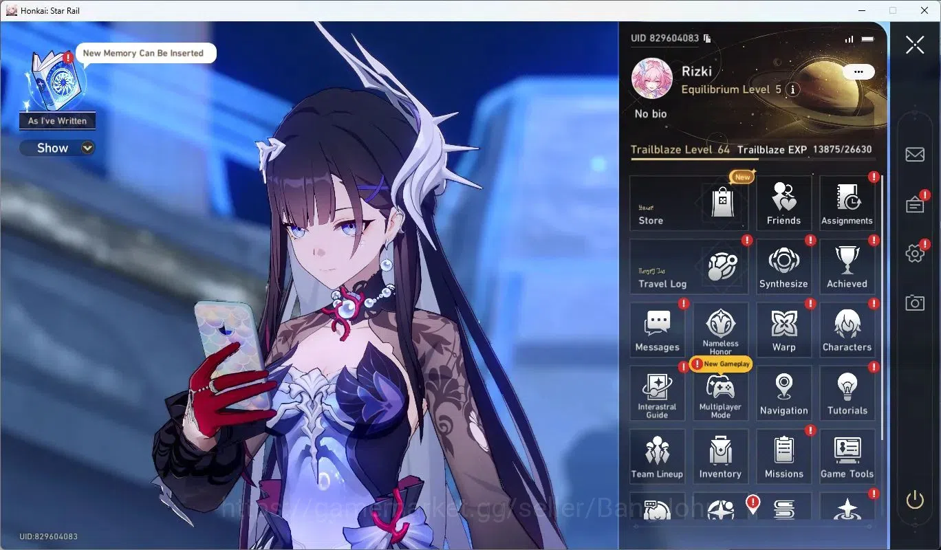 Honkai Star Rail Accounts Asia | TL64|Hysilens L80+Sign, Kafka L80+Sign, Cyr image 17