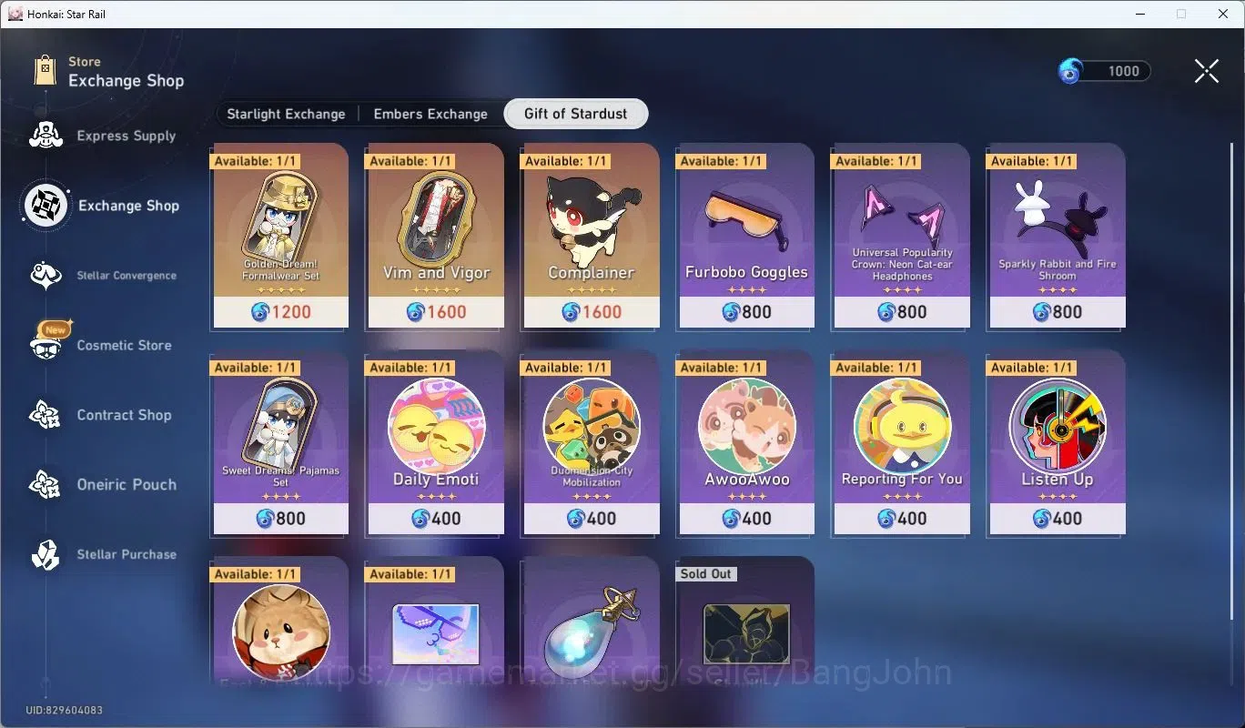 Honkai Star Rail Accounts Asia | TL64|Hysilens L80+Sign, Kafka L80+Sign, Cyr image 2