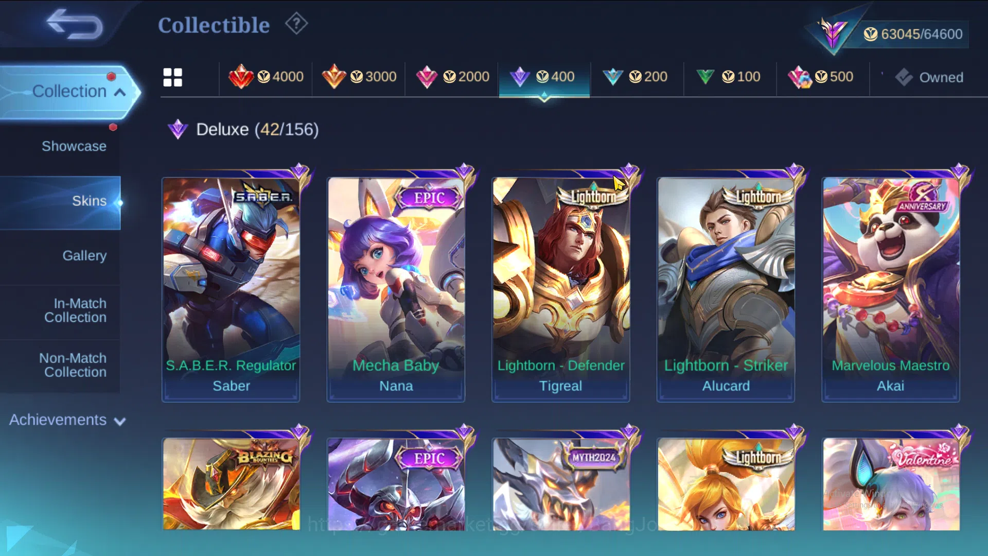 Mobile Legends: Bang Bang Accounts Hero 131 | Skin 290 | Zodiac Selena | Lightborn Fa image 7