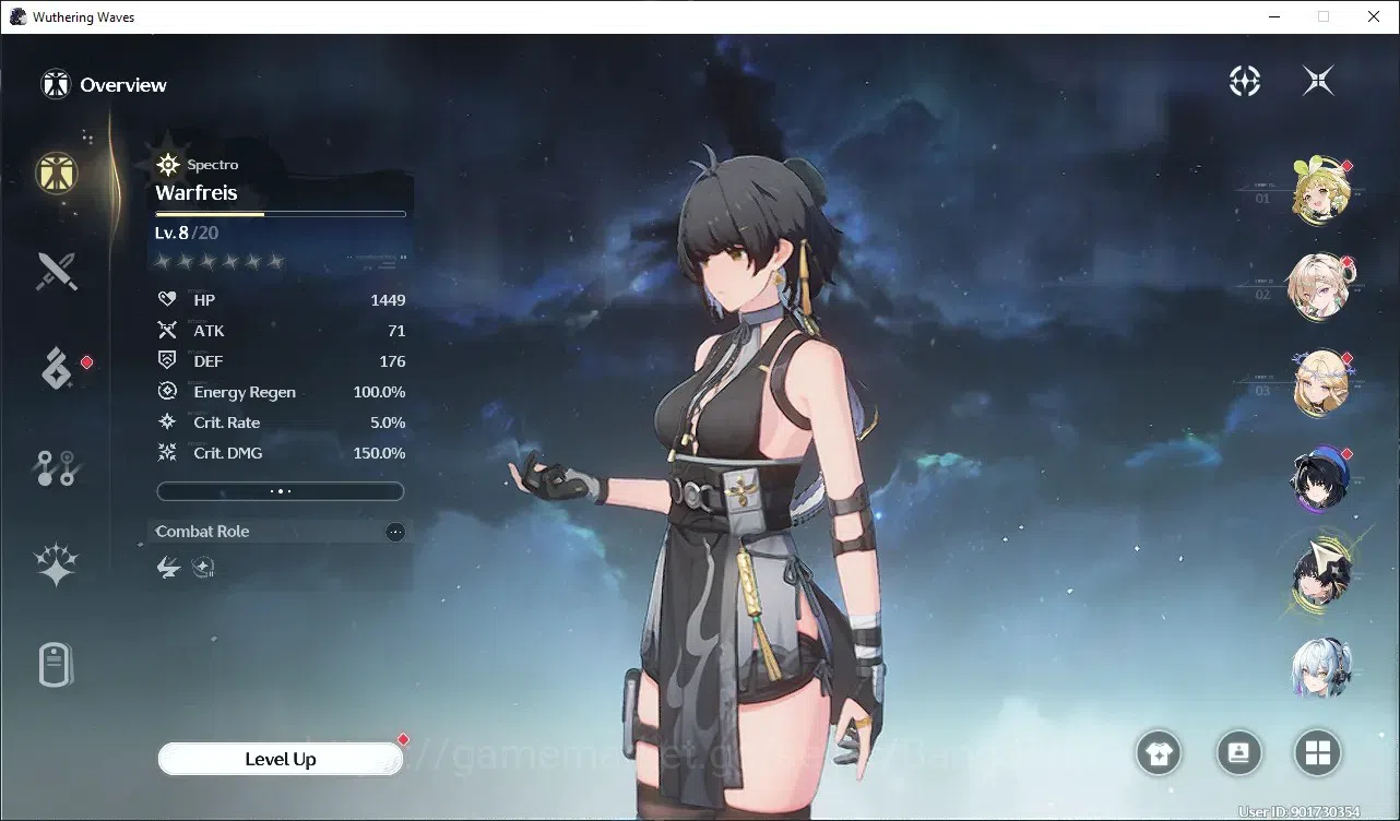 Wuthering Waves Accounts SEA |UL 7|Rank 1 | Starter |2x Char Limit[Cartethy image 12