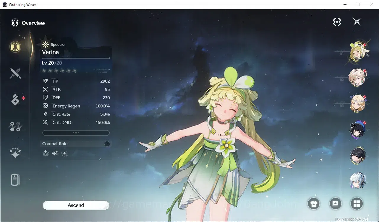 Wuthering Waves Accounts SEA |UL 7|Rank 1 | Starter |2x Char Limit[Cartethy image 13