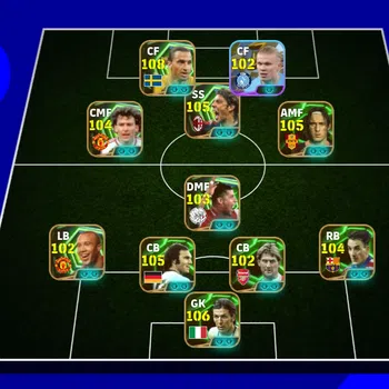 eFootball Accounts Legends & Iconic Players EFOOTBALL 2026 | EPIC G BUFFON, F BEACKENBAUER, Z IBRAHIMOVIC, B ROBSON, TOTTI