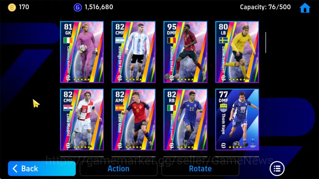 eFootball Accounts Mobile|Dirk Kuyt,BlitzCurler(Neymar Jr),PhenomFini image 13