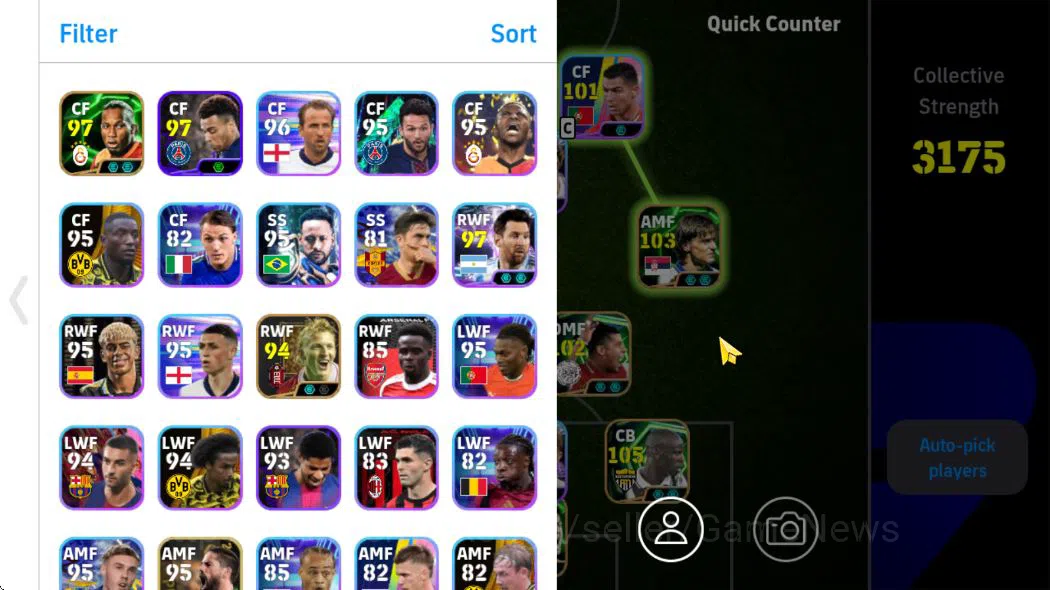 eFootball Accounts Mobile|Dirk Kuyt,BlitzCurler(Neymar Jr),PhenomFini image 3