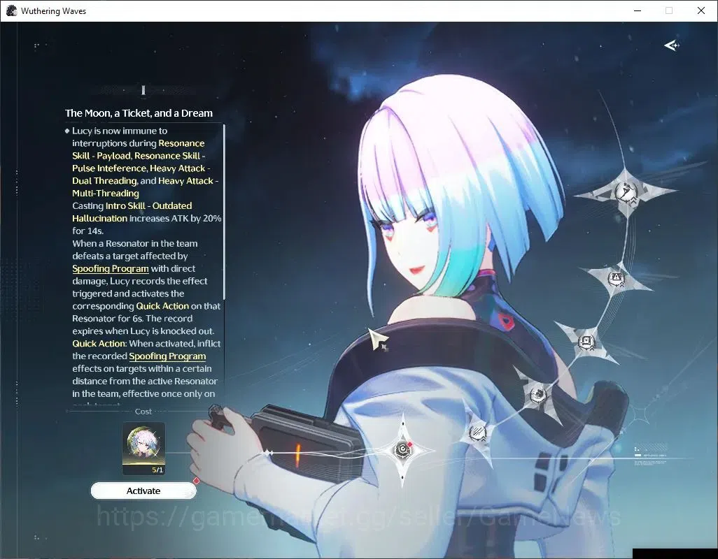 Wuthering Waves Accounts NA |UL 47|2 Limited| Lucy R5+Sign,Rebecca | 121 Lu image 3