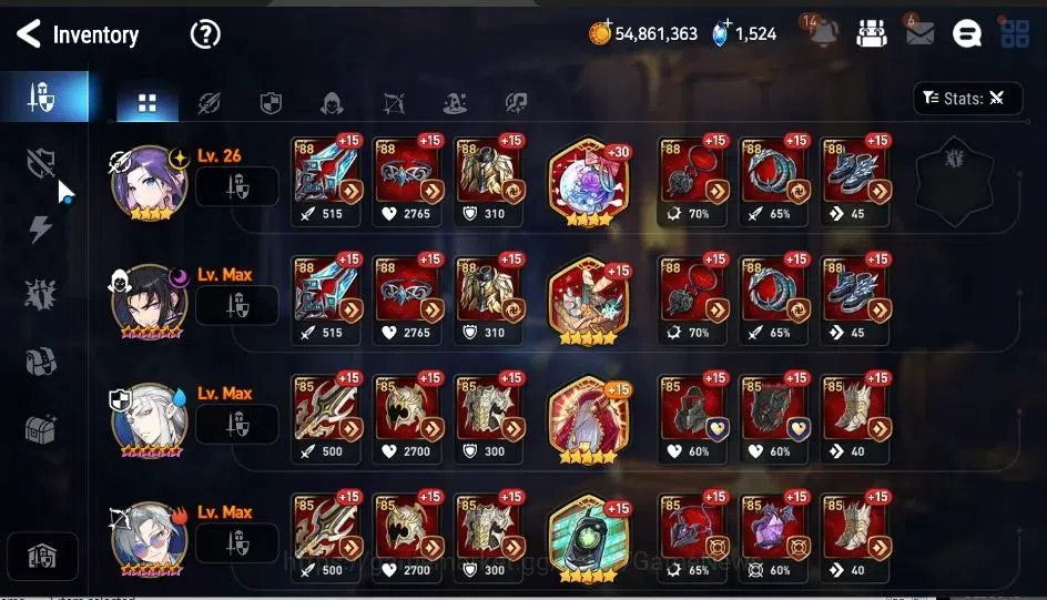 Epic Seven Accounts GLOBAL Unverif|NewEra|9 ML(NM LUna,BM Haste,Straze image 19