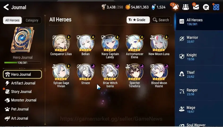 Epic Seven Accounts GLOBAL Unverif|NewEra|9 ML(NM LUna,BM Haste,Straze image 4