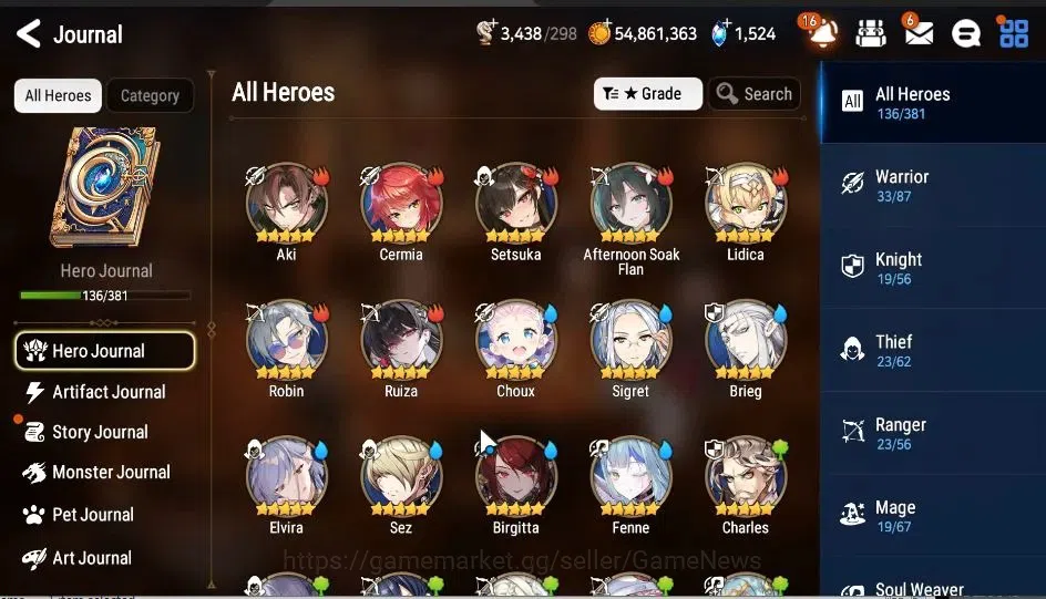 Epic Seven Accounts GLOBAL Unverif|NewEra|9 ML(NM LUna,BM Haste,Straze image 5