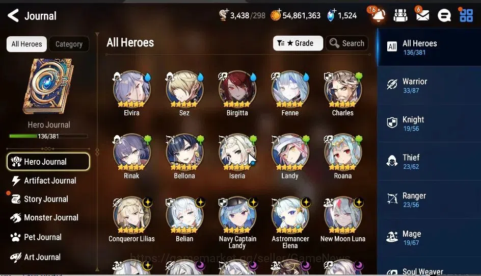 Epic Seven Accounts GLOBAL Unverif|NewEra|9 ML(NM LUna,BM Haste,Straze image 6