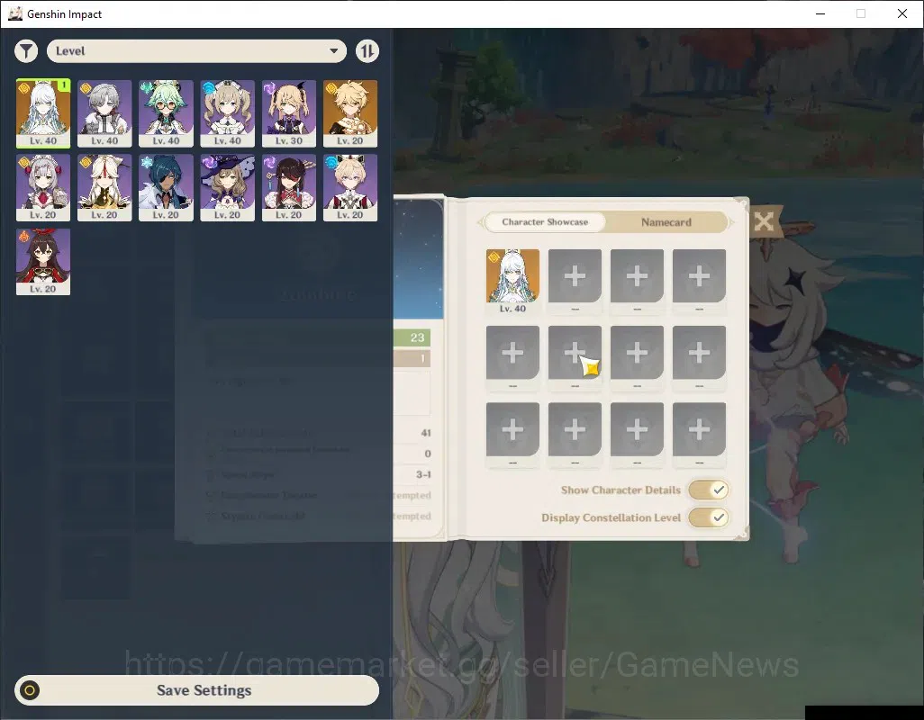 Genshin Impact Accounts Reroll ASIA|AR 23|1 Limited + 1 (*5 Weapon)| Zibai |Low Explore Map & Main Quest|1201 Primo|BD 1