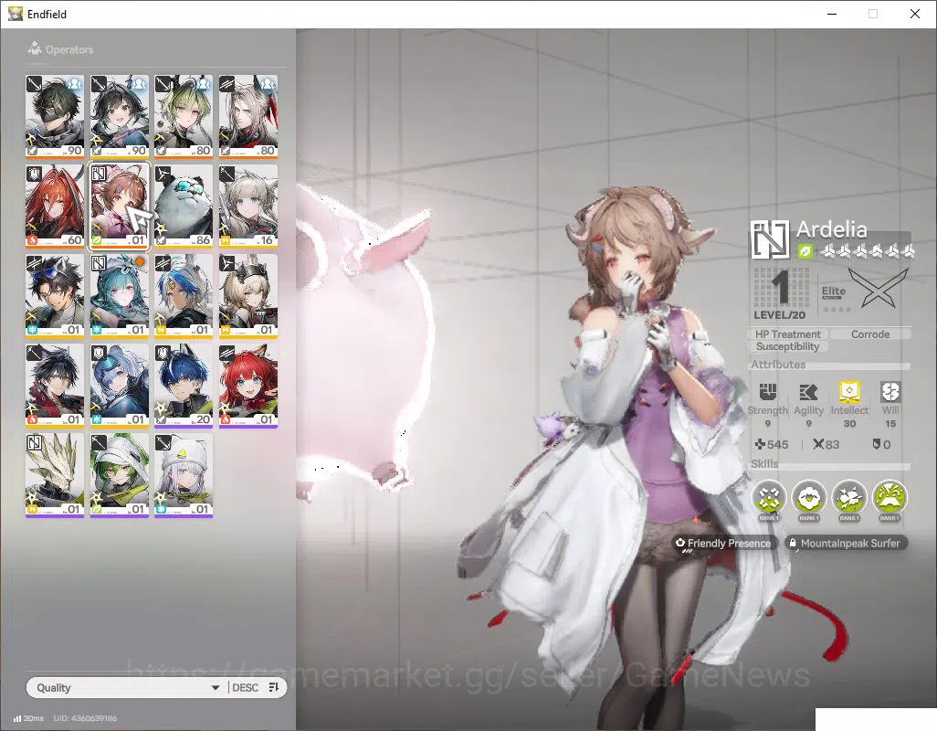 Arknights: Endfield Accounts ASIA|Lv54|SSR4(1Limit)+4(*6WP)|[Amber],Lifeng P1,P image 4