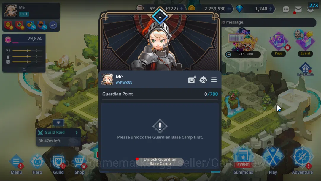 Guardian Tales Accounts ASIA 2| Lv 1 | Starter Collab Clevates(Klen, Aleci image 10