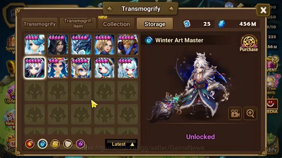 Summoners War: Sky Arena Accounts ASIA Lv100|3 LD[Maximilian,Jaara,Trinity]|63 Total image 16