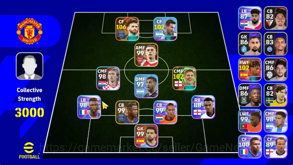 eFootball Accounts Android|BigTime K.Kvaratskhella,Epic Steven Gerrar image 1