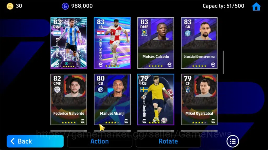 eFootball Accounts Android|BigTime K.Kvaratskhella,Epic Steven Gerrar image 5