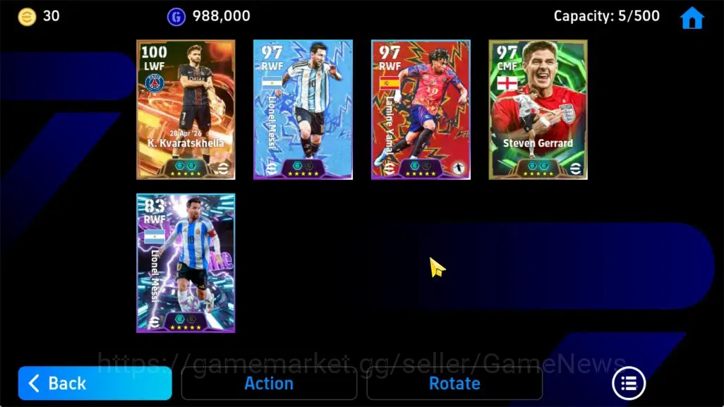 eFootball Accounts Android|BigTime K.Kvaratskhella,Epic Steven Gerrar image 6