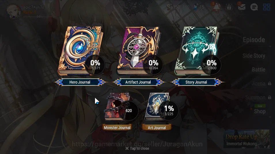 Epic Seven Accounts Global Unverif | Fresh Starter | Low Progress | 1  image 3