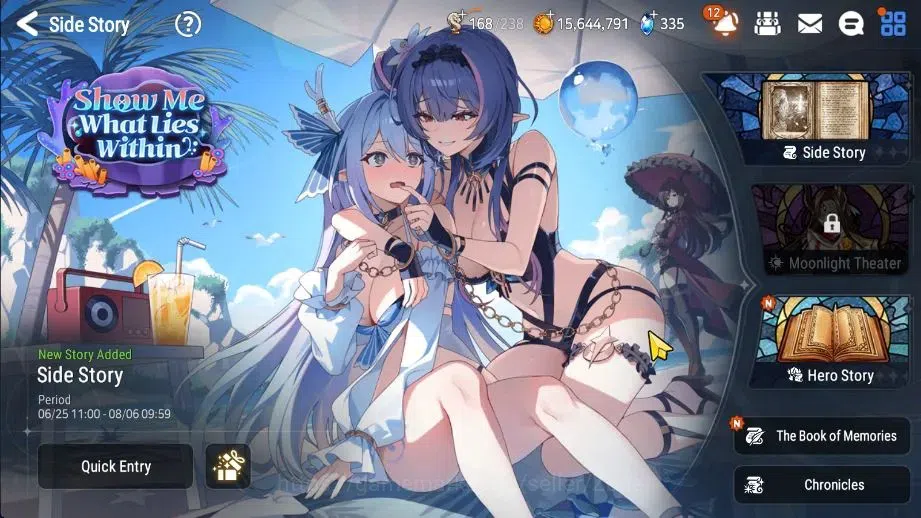 Epic Seven Accounts High-End Global|9ML (RnL, NM Luna, Abyss Yufine, RoL, AST Elena,)|PoH,Bless, Theater ON||Stove 4
