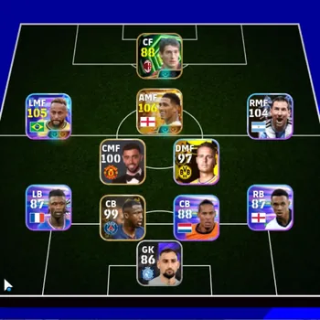 eFootball Accounts Starter Andorid|Power 2873|BigTime Jude Bellingham|Epic Daniele Massaro|6 ShowTime Neymar Jr,Lionel