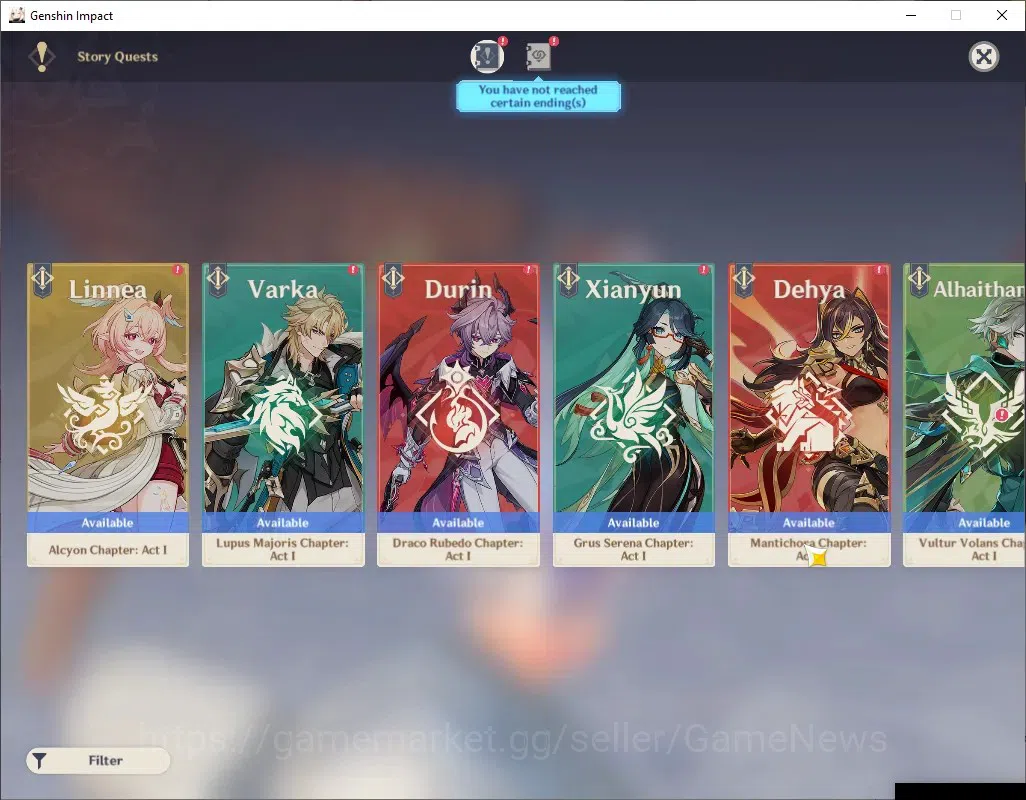 Genshin Impact Accounts ASIA|AR 50|BD Unset|2 Limited+2 (*5Weap)|Skirk+Sig image 18