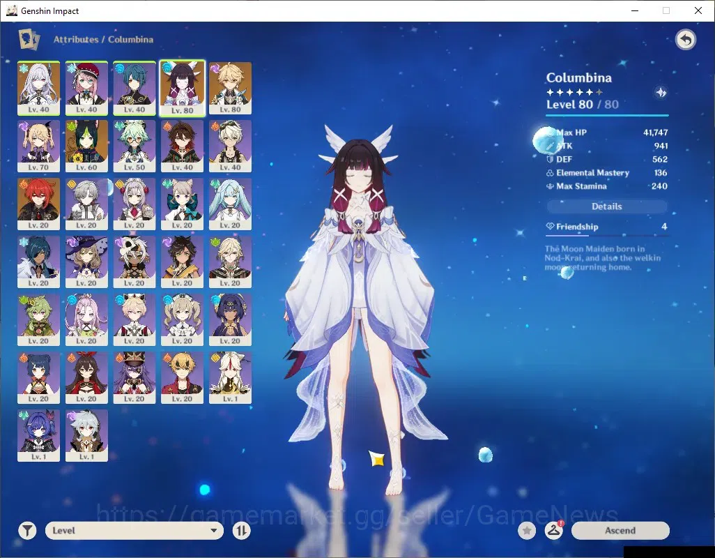 Genshin Impact Accounts ASIA|AR 50|BD Unset|2 Limited+2 (*5Weap)|Skirk+Sig image 4