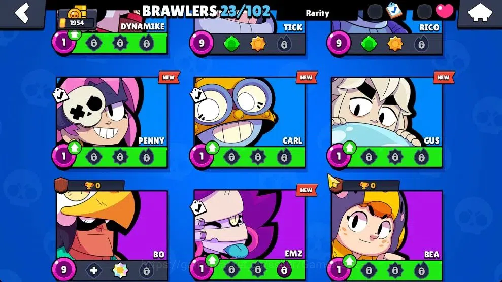 Brawl Stars Accounts 1954 Trophy|23 Brawlers Legend Spike, Myth Damian, image 7