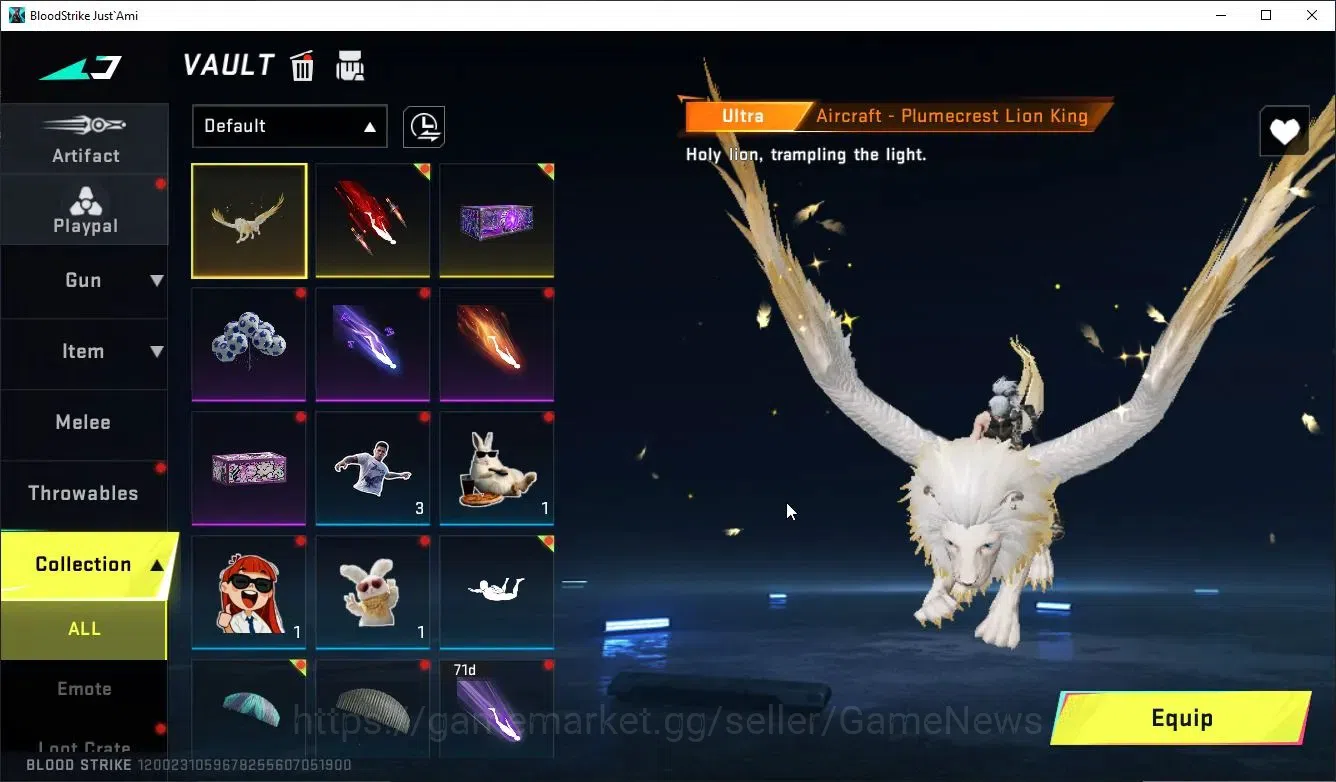 Blood Strike Accounts ASIA|Eternal Kala-Whisper (Lv2 Muzzle Fire)+Limite image 15