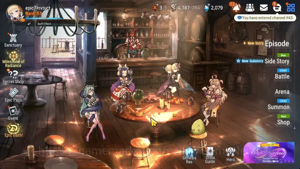 Epic Seven Accounts High-End GLOBAL UnVerif|NewEra| 6 ML (Rhiana&Luciella,Zio,LQ Charlotte,etc)+Aube,A Ludwig,Etc|AUTO 1