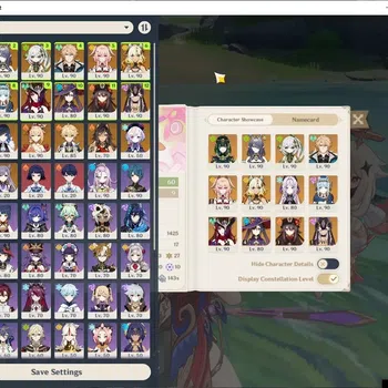 Genshin Impact Accounts Others Asia|AR 60|13 Limited+13(*5Weap)|(Hu Tao C1,Yoimima